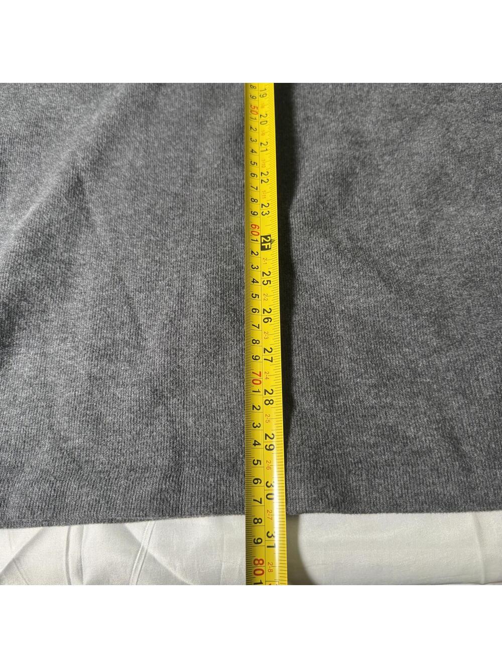 Polo Ralph Lauren Quarter Zip Sweater XL Gray Cotton Knit Pullover Pony Logo - Picture 8 of 8